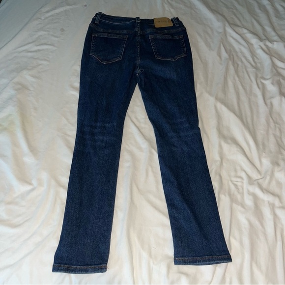 Women's Blue Distressed Jeans - Picture 5 of 7